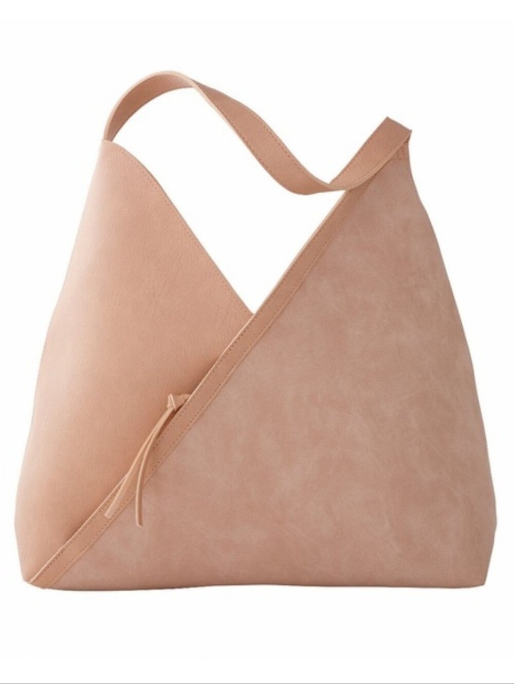 Ulta Blush Pink Asymmetrical Two Tone Tote Bag NEW